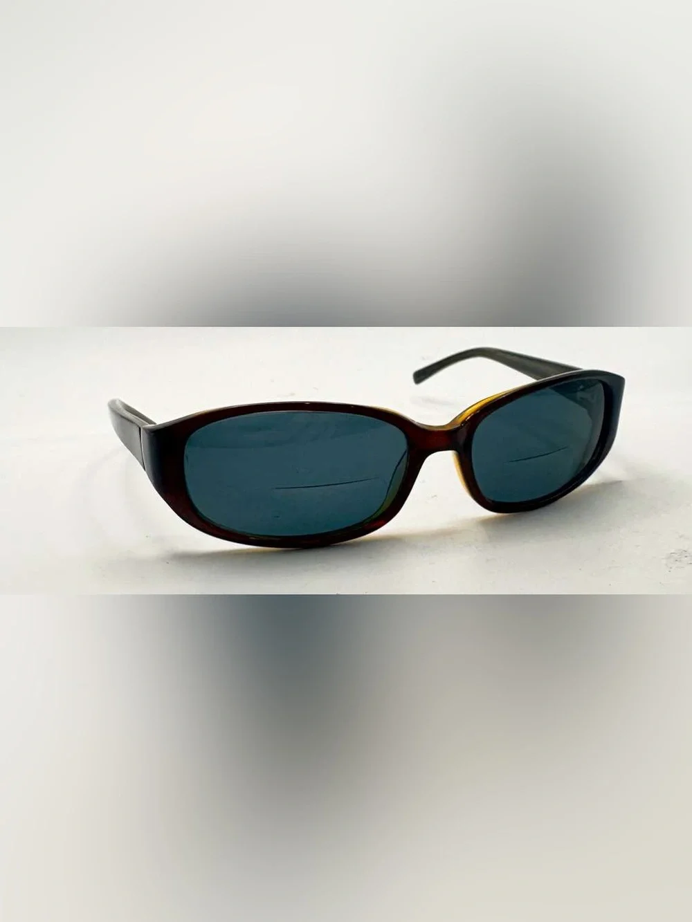 SG803 Brown Oval Sunglasses Frames Only